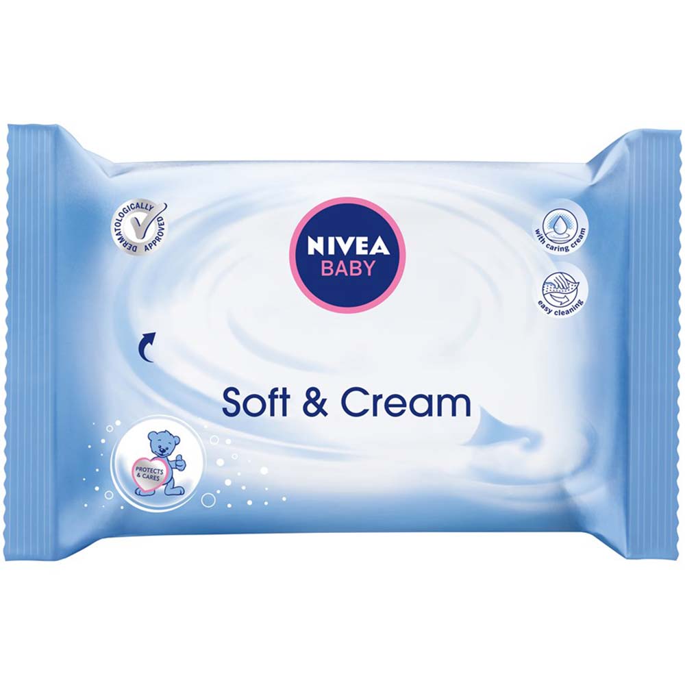 Nivea Baby Soft & Cream Billendoekjes 63 Stuks