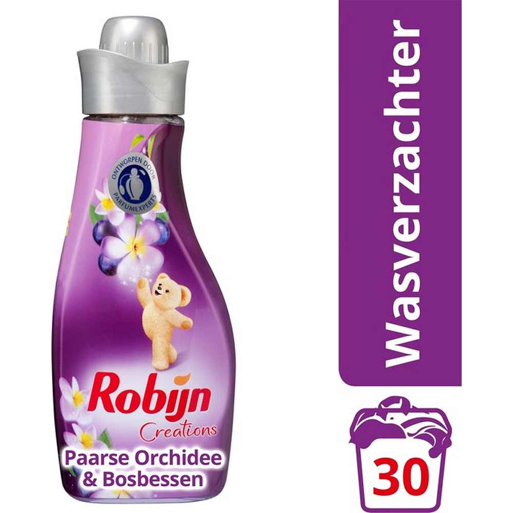 Robijn-Wasverzachter-Orchidee-&-Bosbes-1.25L---50-Wasbeurten 1