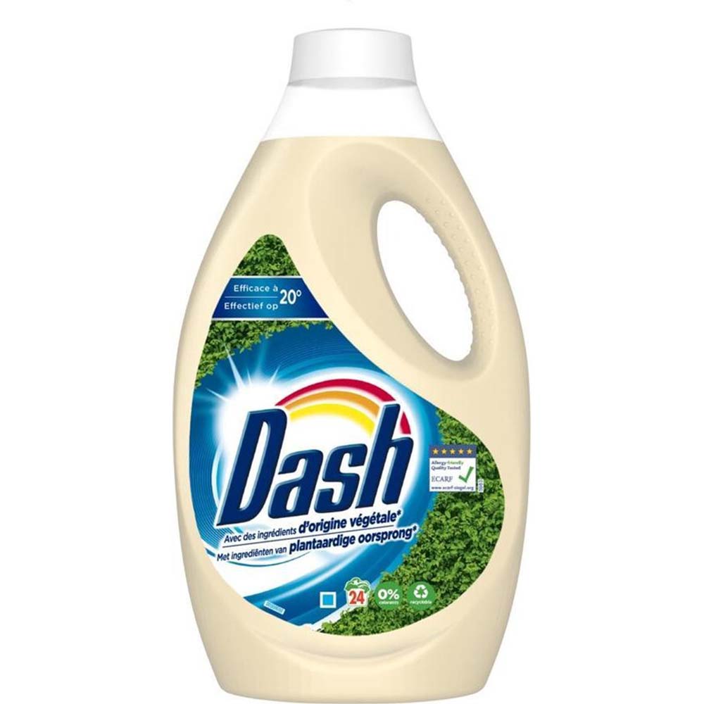 Dash Plantaardig Vloeibaar Wasmiddel 1.3L - 24 Wasbeurten