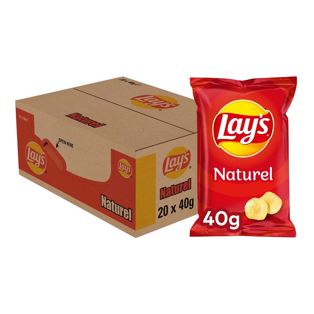 Lays Chips Naturel - 20x40g