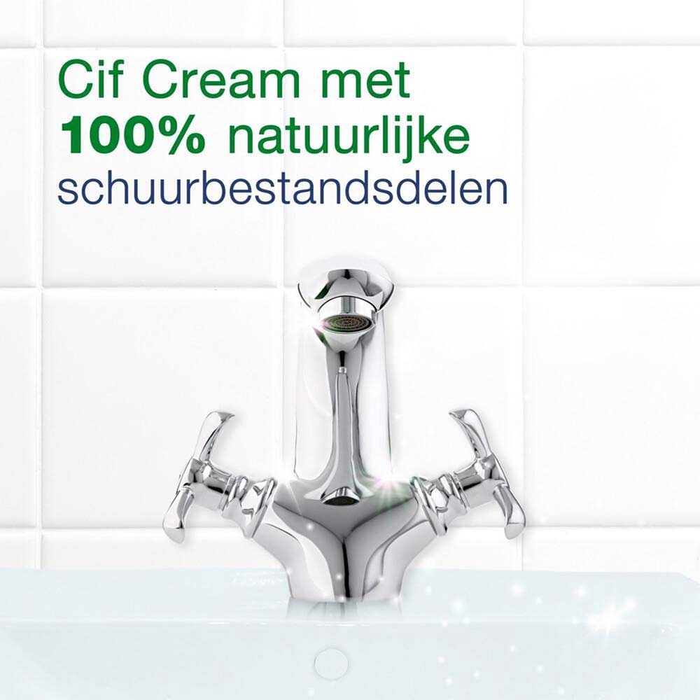 Cif Schuurmiddel Ultra White Bleek Cream – 8 x 750 ml