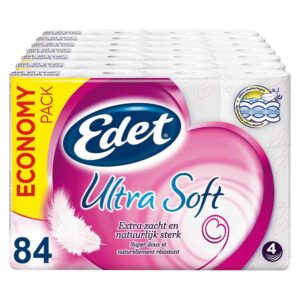 Edet Ultra Soft 4-laags Toiletpapier - 84 Rollen