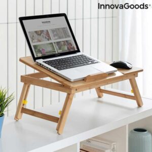InnovaGoods Opklapbare Laptoptafel Bamboe