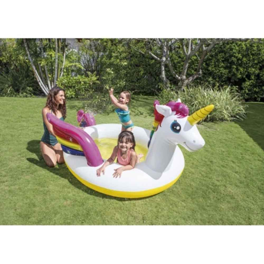 Opblaasbaar Kinderzwembad Unicorn - 272 x 197 x 104 cm
