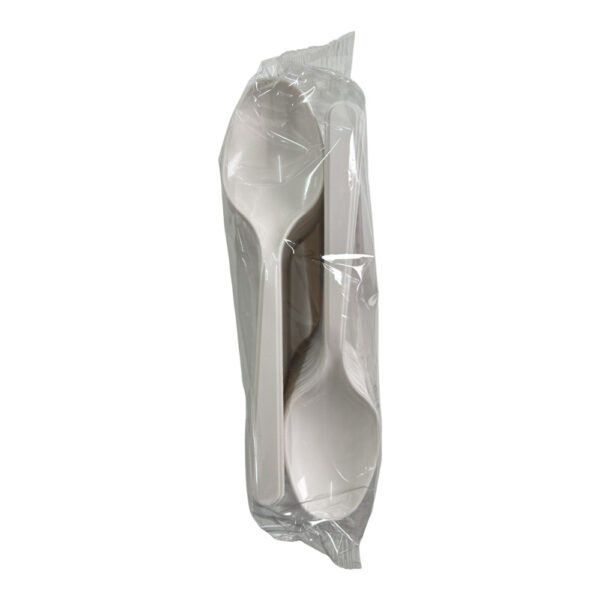 Herbruikbaar Lepels PP Bio 17,5 cm Wit - 100 Stuks