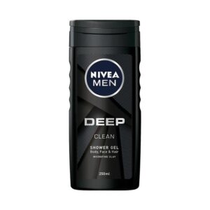 NIVEA MEN Deep Clean Shower Gel - Voordeelverpakking 6 x 250 ml