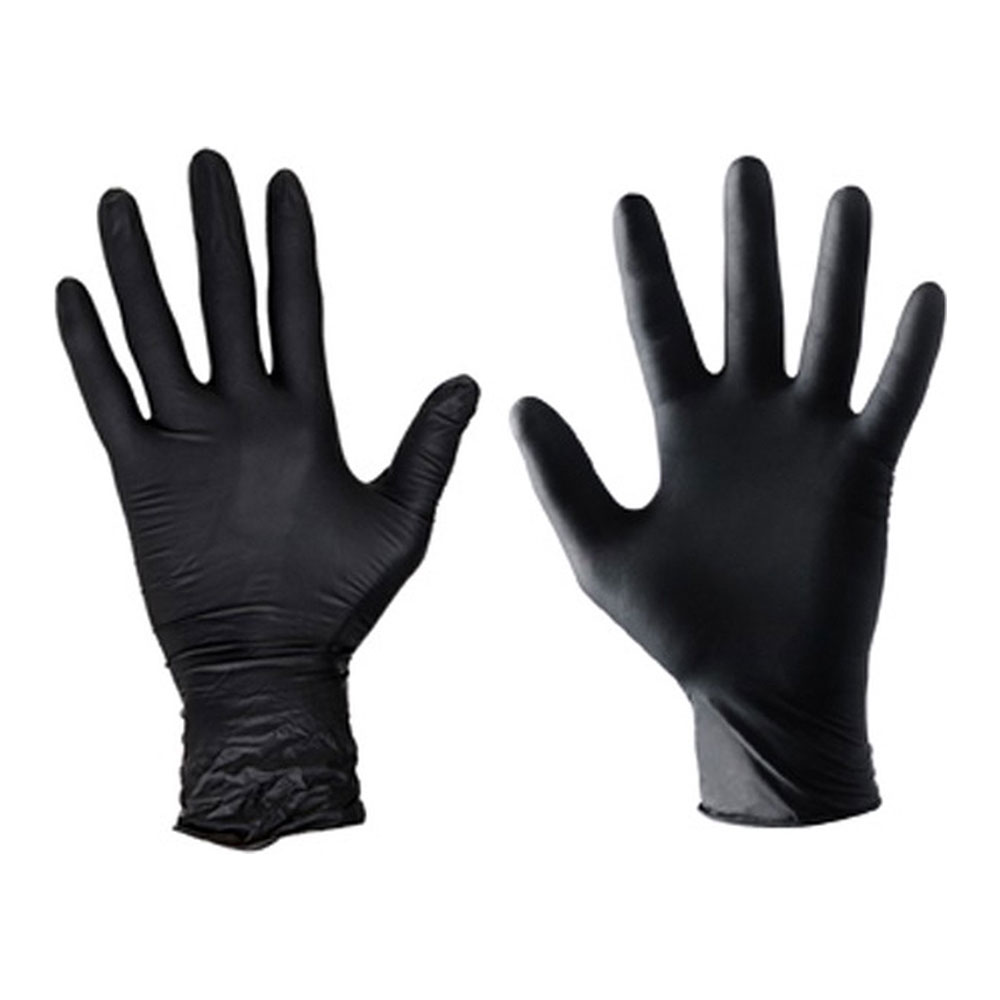 SYNGUARD® Handschoenen Nitril Zwart Poedervrij Maat L - 100 Stuks
