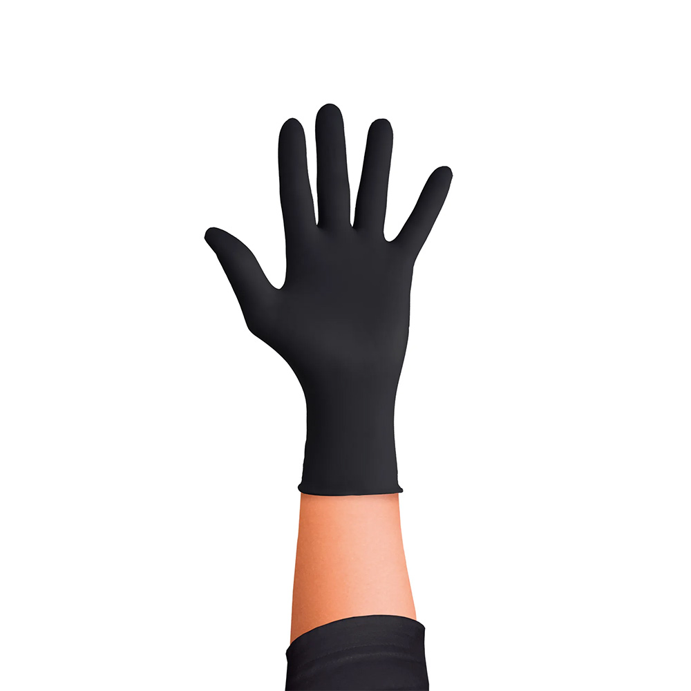 SYNGUARD® Handschoenen Nitril Zwart Poedervrij Maat S - 100 Stuks
