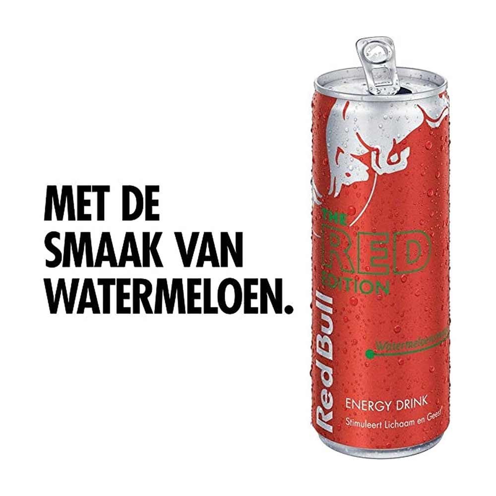 Red Bull Energiedrank - Red Edition Watermeloen - 24 x 25cl