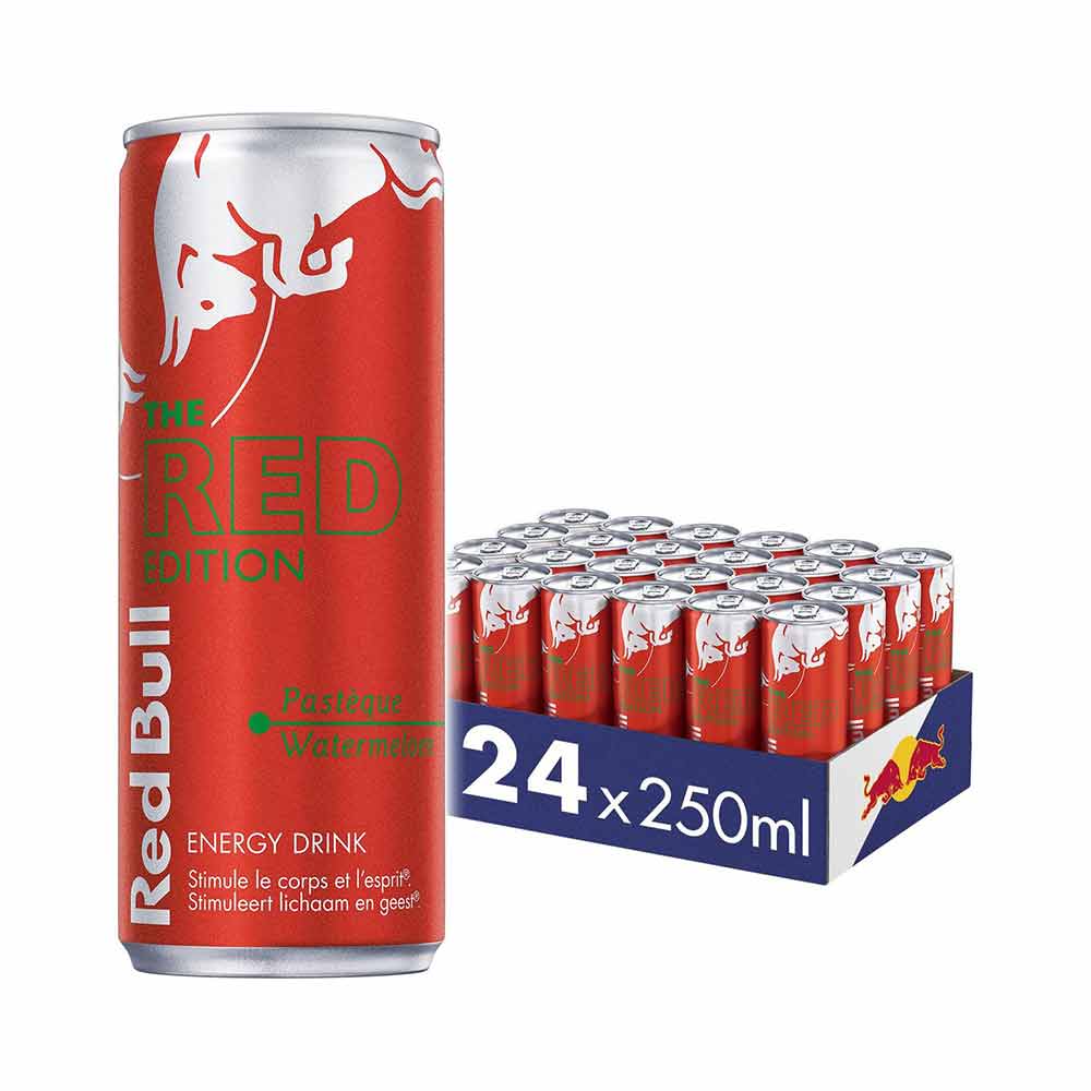 Red Bull Energiedrank - Red Edition Watermeloen - 24 x 25cl