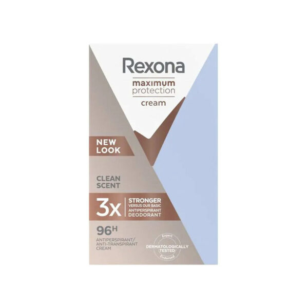 Rexona Maximum Protection Clean Scent - Deodorant Creme Stick - 45 ml