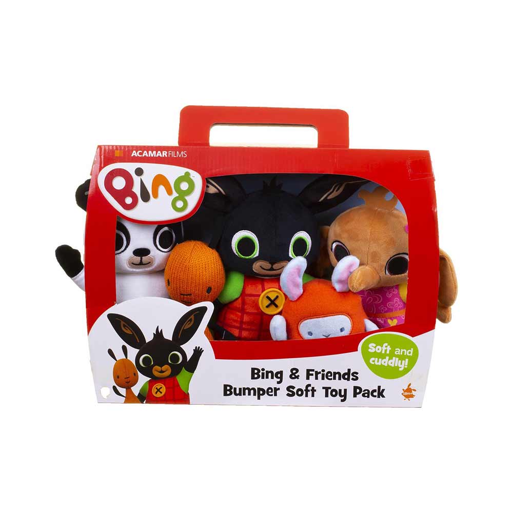 Bing en Vrienden - Set van 5 Pluche Knuffels