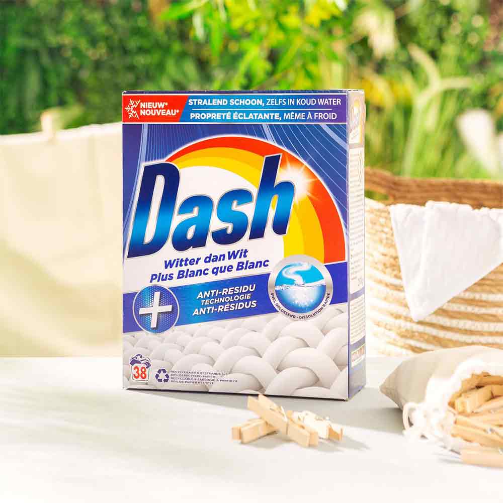 Dash Waspoeder Original Witter dan Wit - 38 Wasbeurten