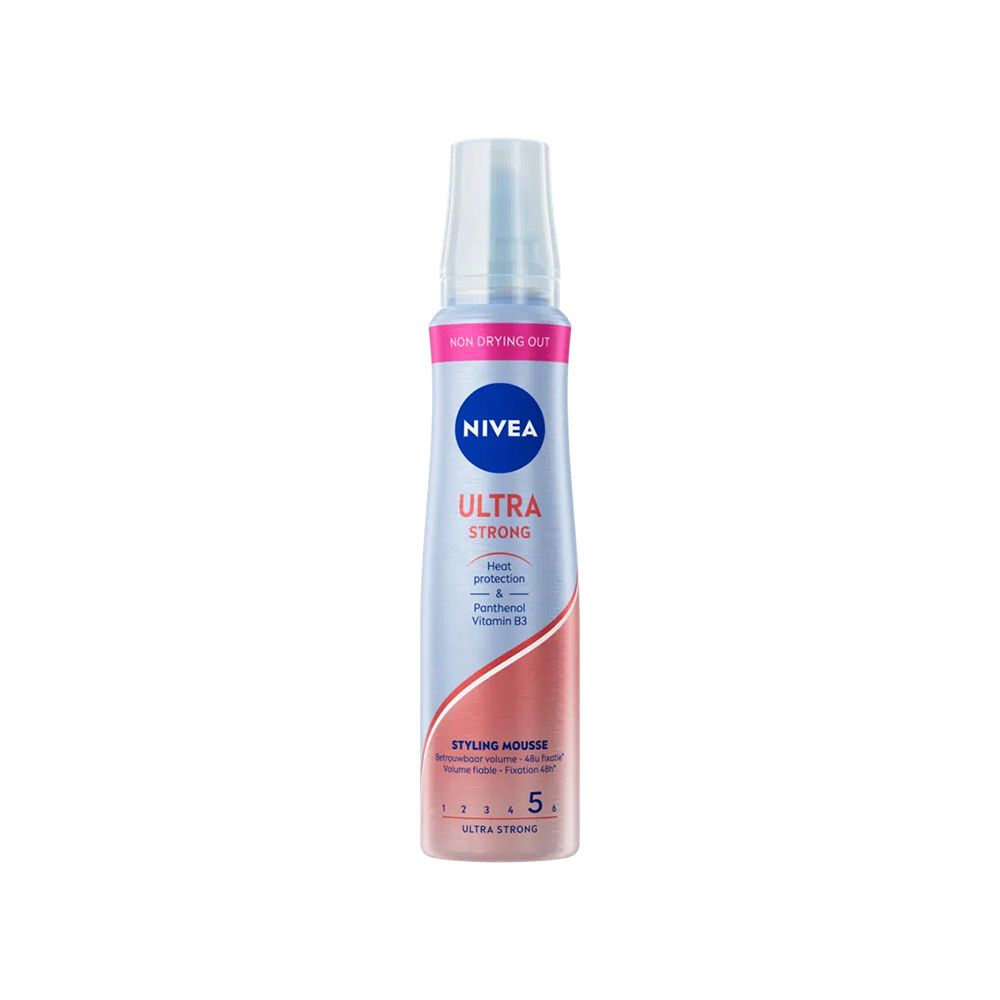 NIVEA Ultra Strong Styling Mousse - 6 x 150ml