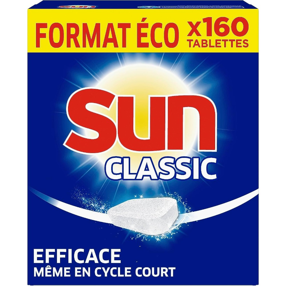 Sun Classic Vaatwastabletten - 160 Tabletten - Voordeelpacking