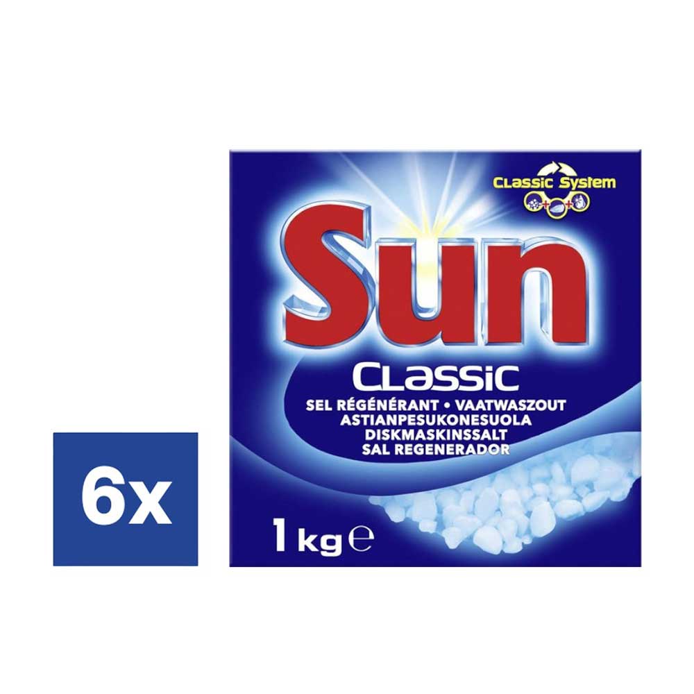 Sun Vaatwaszout Classic - Voordeelverpakking 6 x 1kg