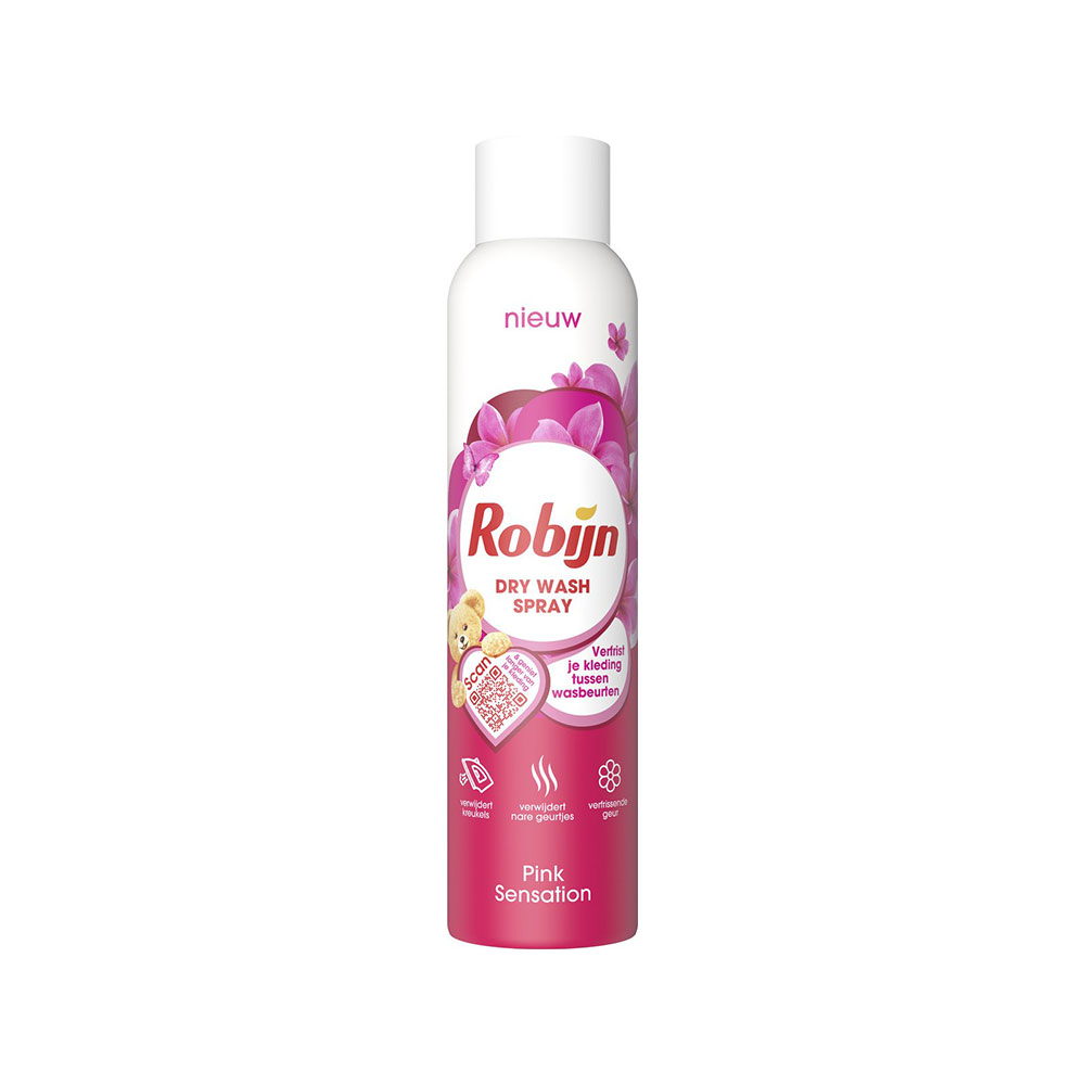 Robijn Dry Wash Spray Pink Sensation 200ml