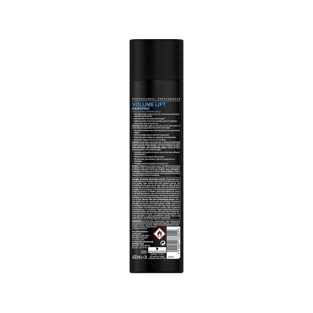 SYOSS Volume Lift Hairspray - Haarlak - 400ml
