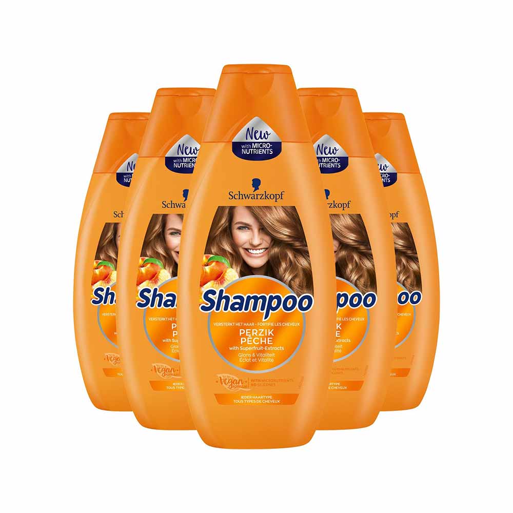 Schwarzkopf Shampoo Perzik - 5 x 400ml