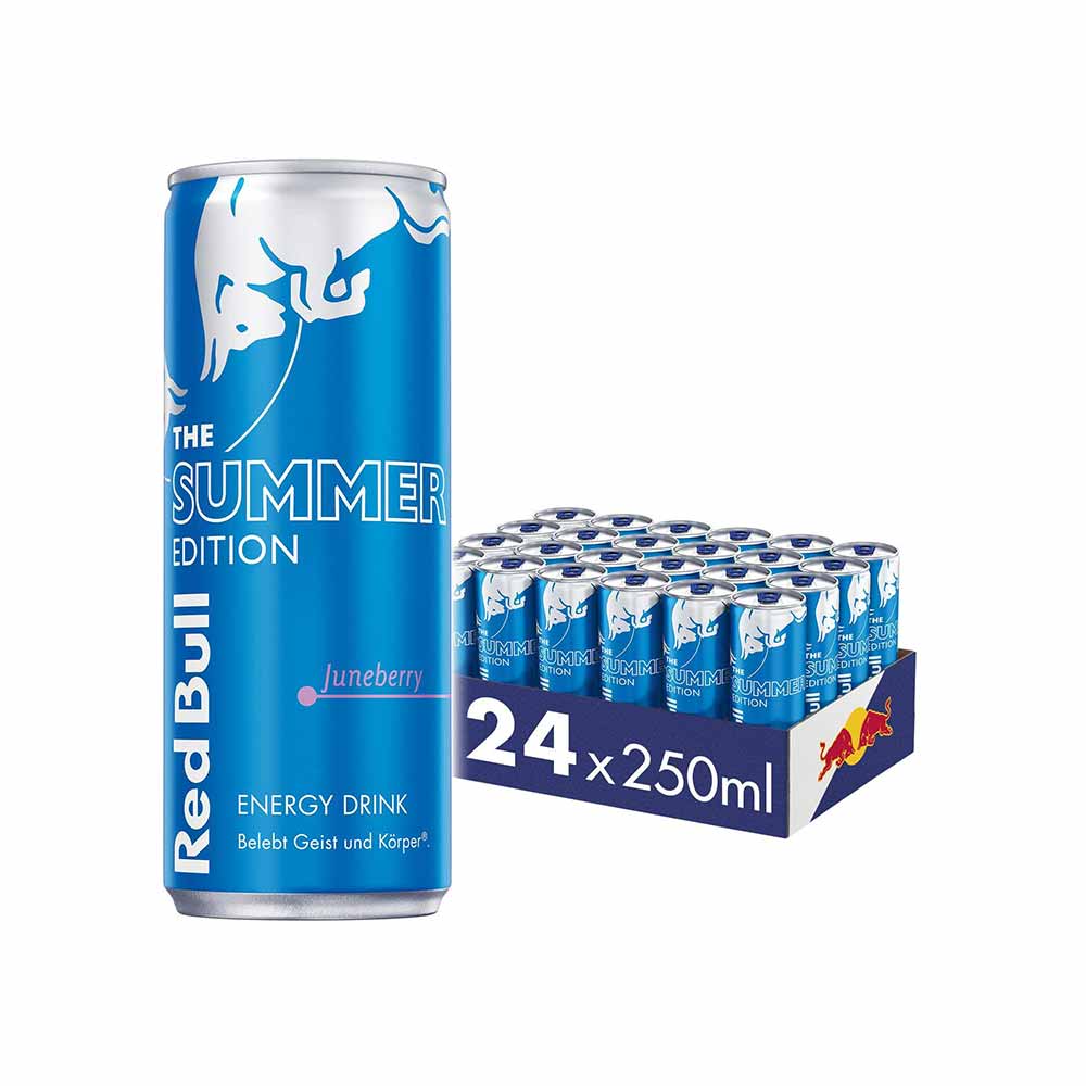 Red Bull Energy Drink The Summer Edition Juneberry 24 x 25cl